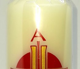 Osterkerze 2025, 120/50 mm